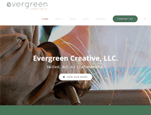 Tablet Screenshot of evergreen-creative.com